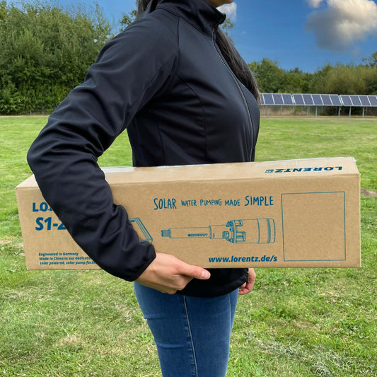 Solar Pump System S1-200 HR-07 // max. flow 2,900 USG/day, max. head 130 ft