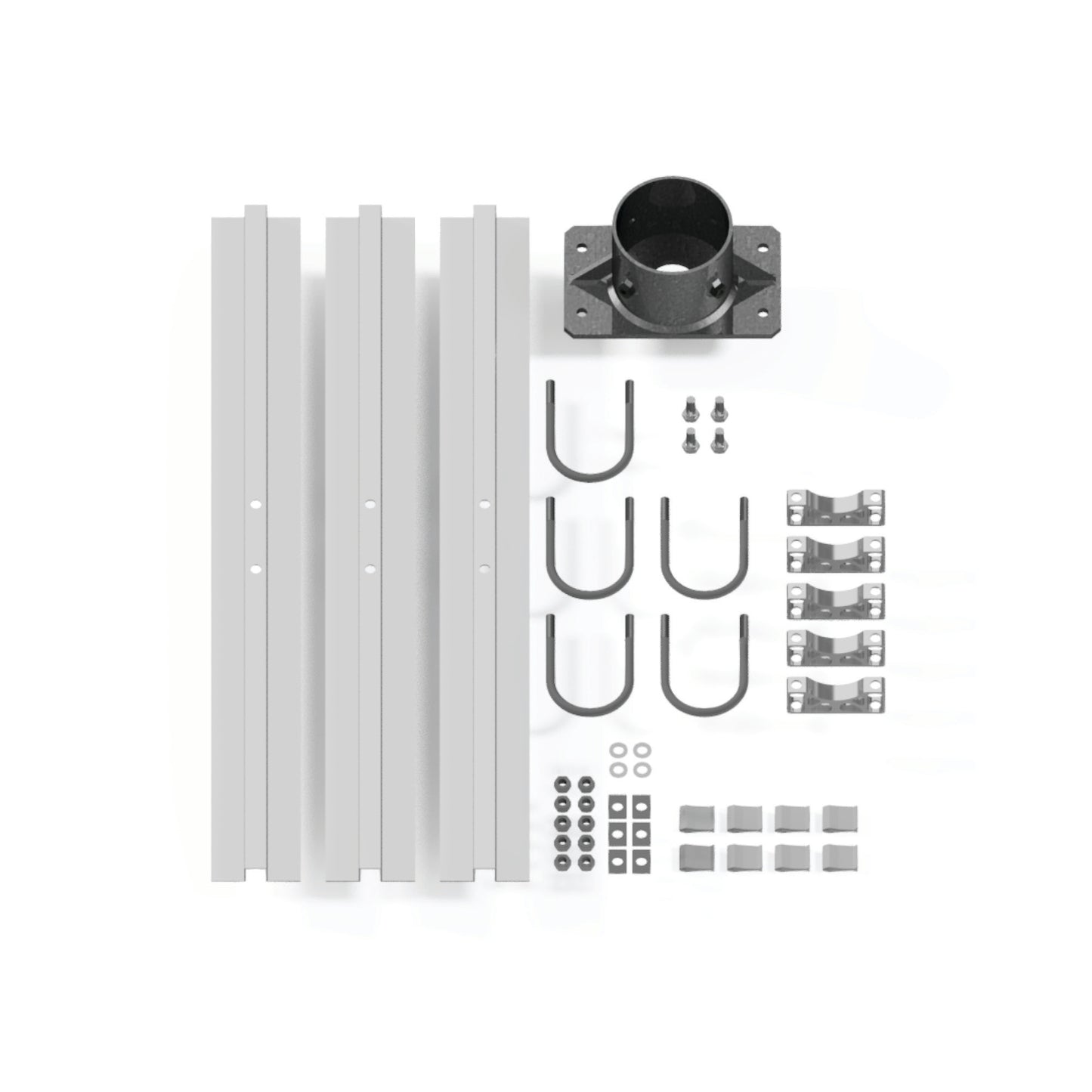 Heavy Duty Mounting Rack Kit // for 2 x LORENTZ 100 Wp modules