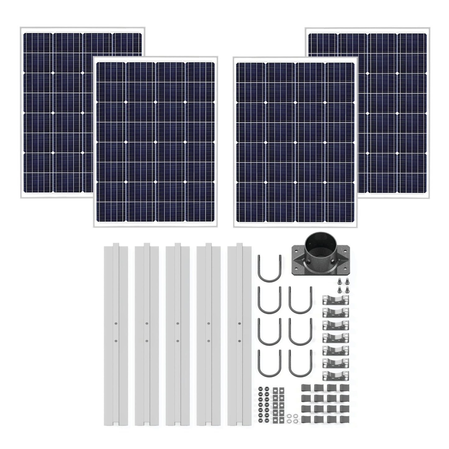 Solar Pump System S1-200 HR-14 // max. flow 4,750 USG/day, max. head 100 ft