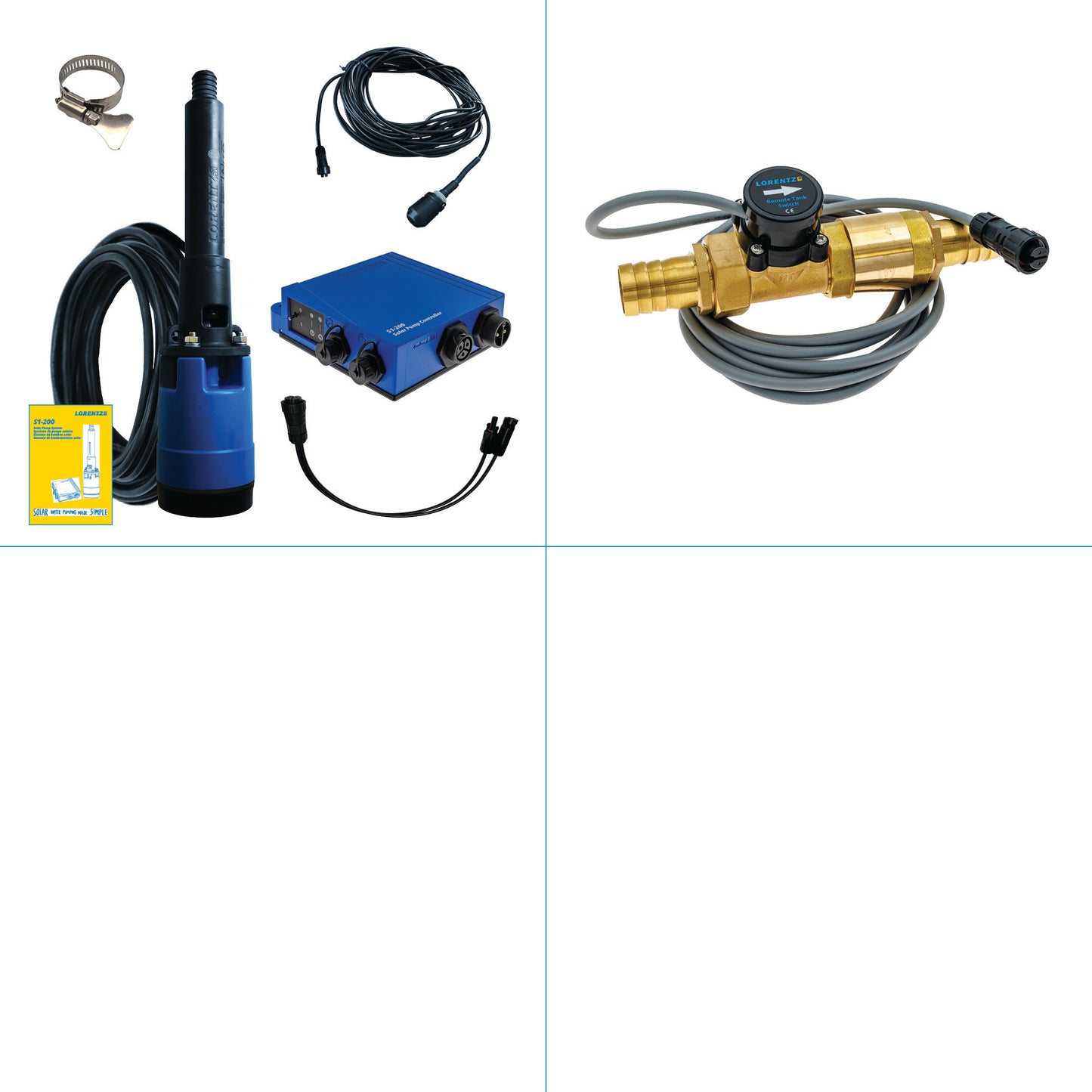Solar Pump System S1-200 HR-07 // max. flow 2,900 USG/day, max. head 130 ft
