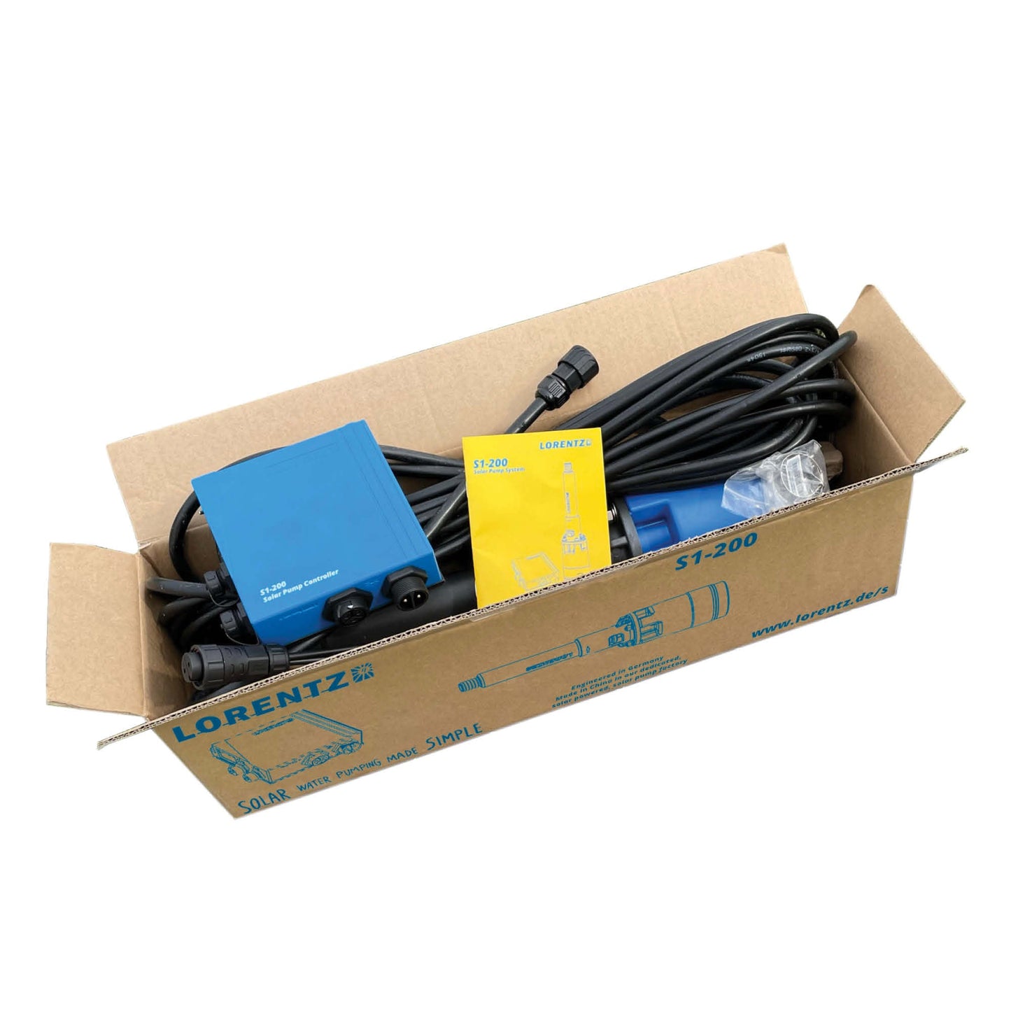 Solar Pump System S1-200 HR-07 // max. flow  2,900 USG/day, max. head 130 ft